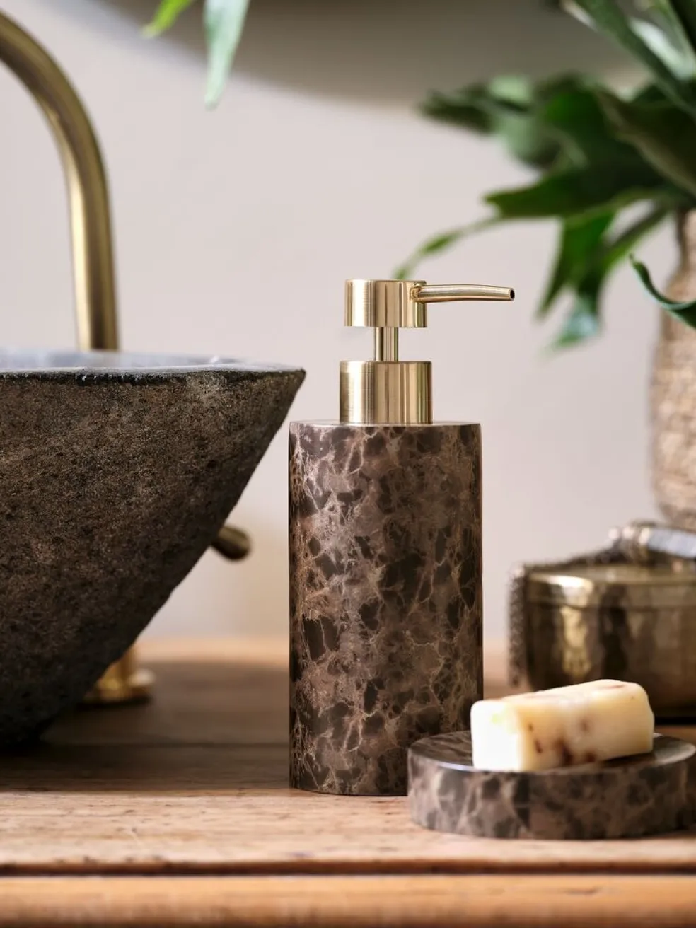 MAKARYDDistributeur de savon MAKARYD brun