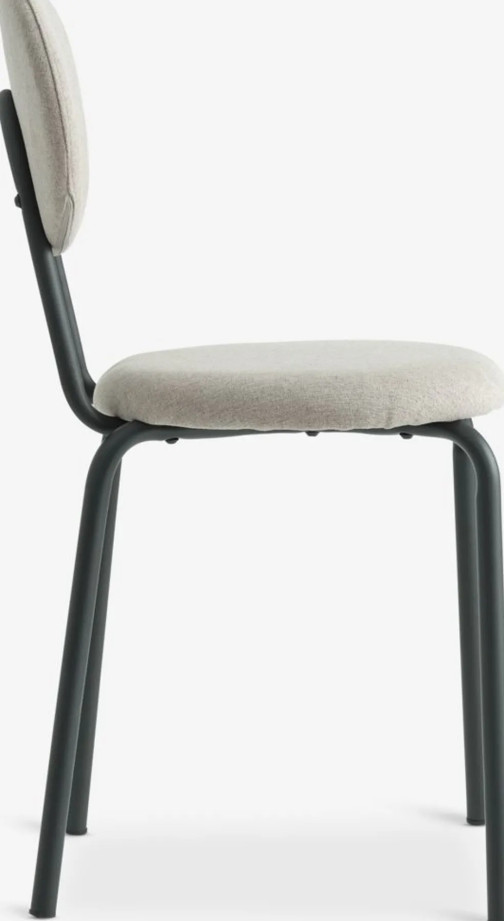 MALTChaise MALT tissu sable/noir