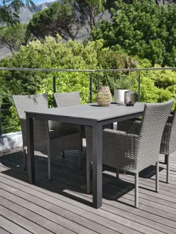 MARIELYST + AIDTMARIELYST L150 table + 4 AIDT chaises gris