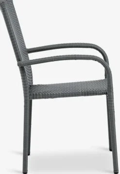 MARIELYST + GUDHJEMMARIELYST L205 table + 4 GUDHJEM chaises gris