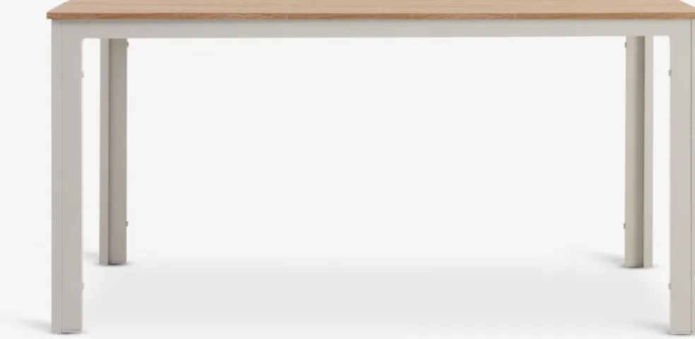 MARIELYST + GUDHJEMMARIELYST L150 table beige + 4 GUDHJEM chaises naturel