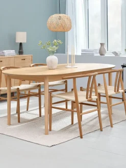 MARSTRANDTable MARSTRAND 100x200/280 coloris chêne naturel