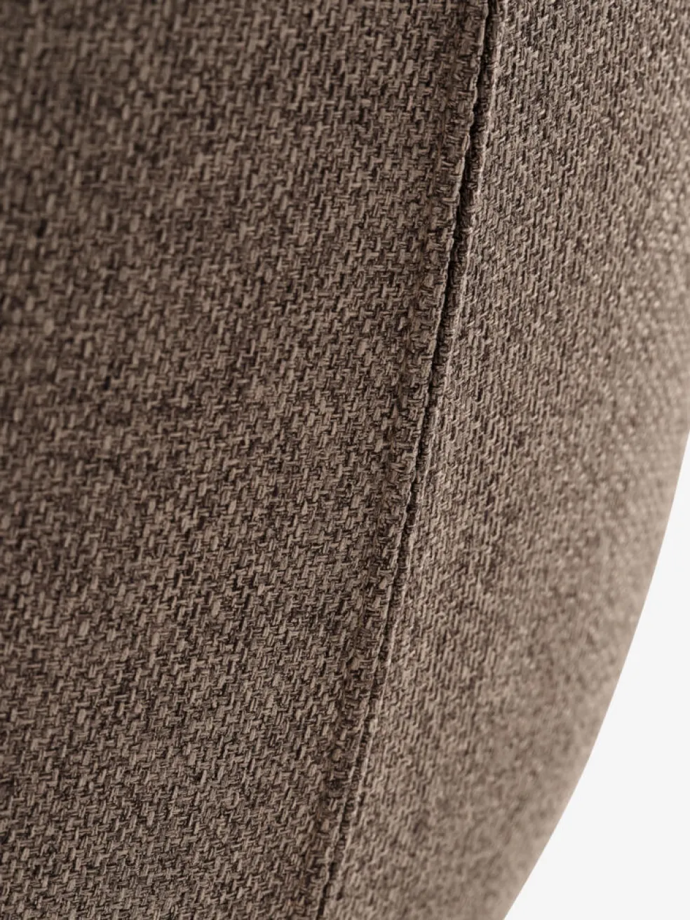 MELBYChaise MELBY tissu brun clair/noir