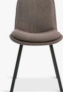 MELBYChaise MELBY tissu brun clair/noir