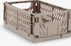 MILASPanier MILAS l16xL25xH10cm pliable gris