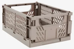 MILASPanier MILAS l25xL34xH15cm pliable gris