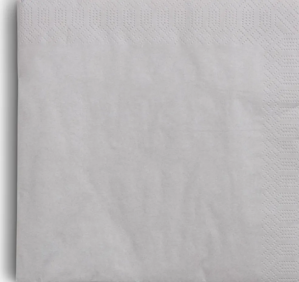 MOLTEServiettes en papier MOLTE gris 40x40 50pcs/pqt