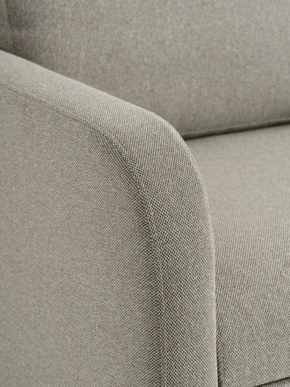 MOMMARKCanapé convertible méridienne MOMMARK tissu beige