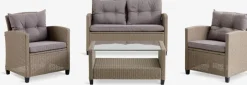 MORAEnsemble lounge MORA 4 personnes naturel