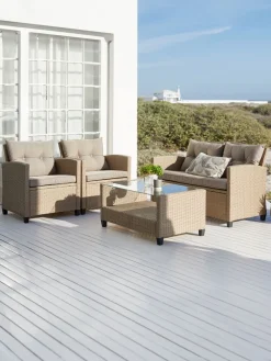 MORAEnsemble lounge MORA 4 personnes naturel