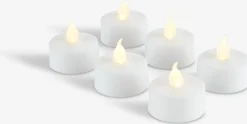 MORGANBougies LED chauffe-plat MORGAN a/minuterie 6pcs/pqt