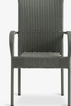 MOSS + GUDHJEMMOSS L214/315 table + 4 GUDHJEM chaises gris