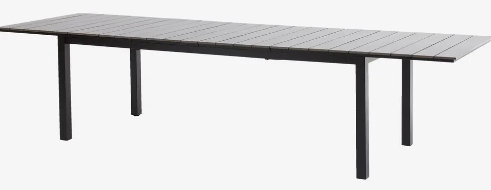 MOSS + MYSENMOSS L214/315 table + 4 MYSEN chaises gris