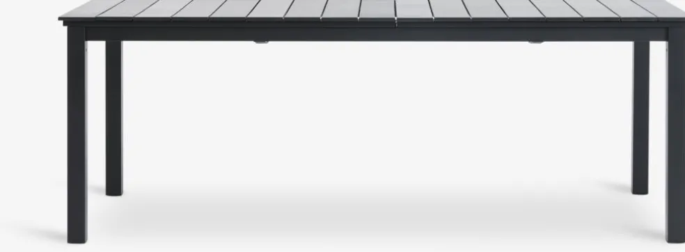 MOSS + STRANDBYMOSS L214/315 table + 4 STRANDBY chaises gris