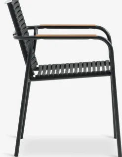 NABEChaise empilable NABE noir
