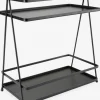 NACKAÉtagère de salle de bain NACKA l14xL26xH28cm noir