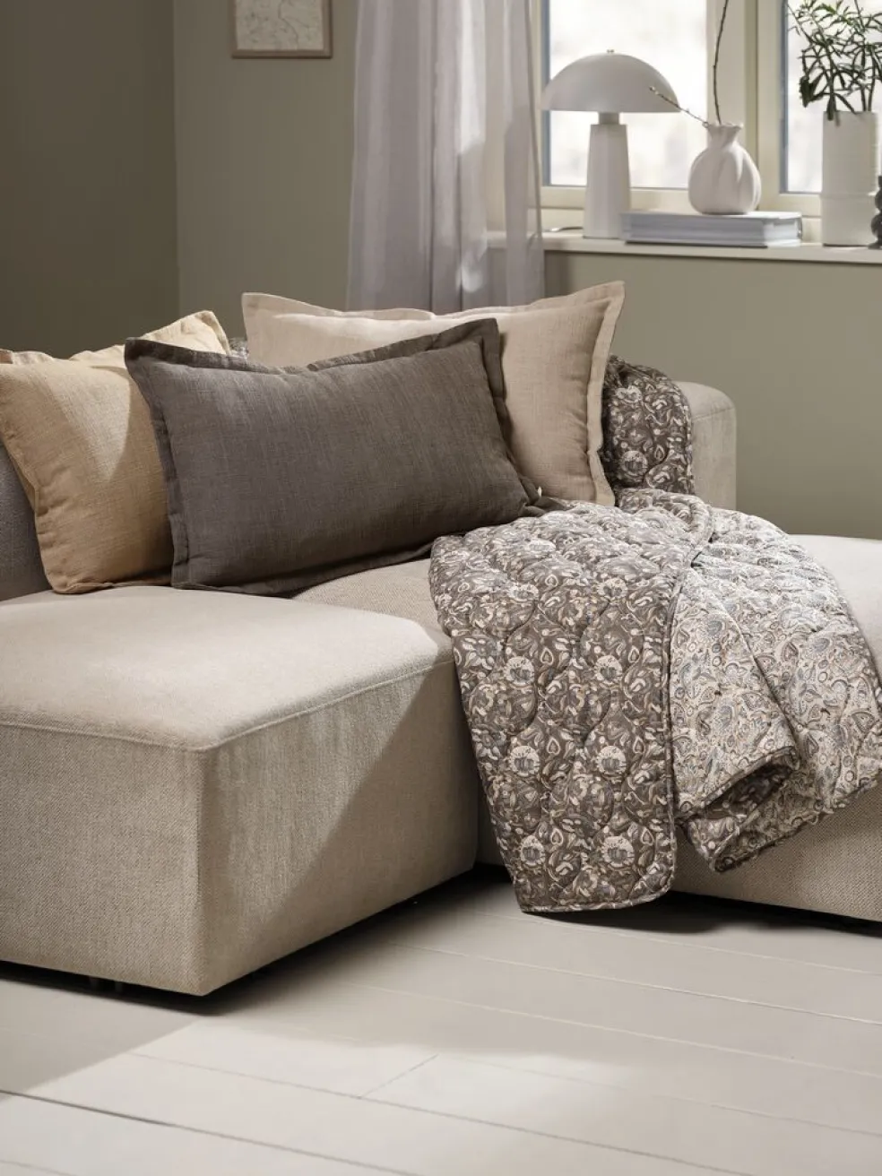 NATTVIOLHousse de coussin NATTVIOL 40x60 latte