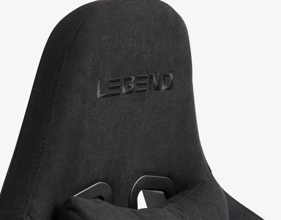 NIBEChaise gaming NIBE tissu noir/noir
