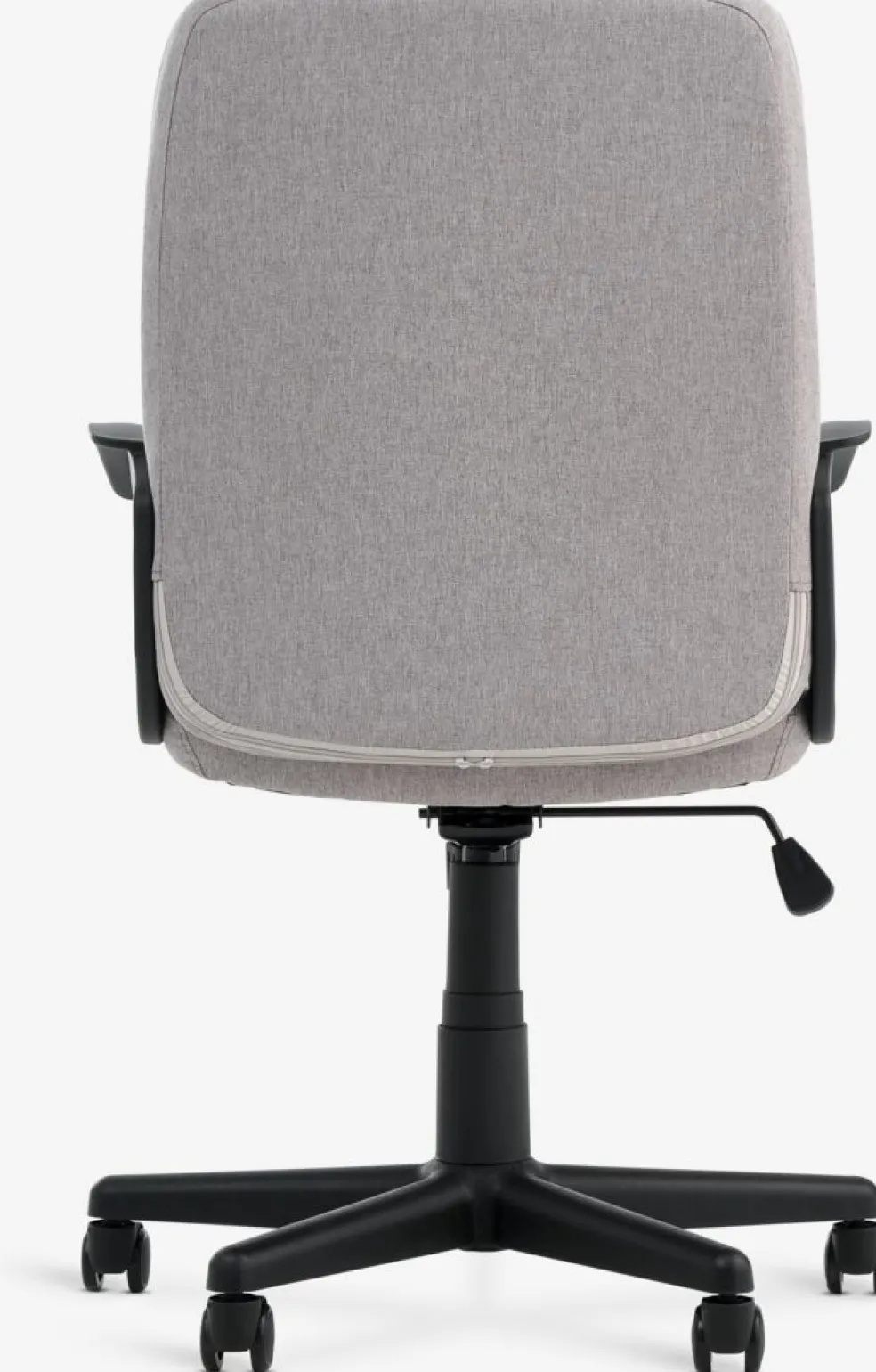NIMTOFTEFauteuil de bureau NIMTOFTE tissu gris/noir