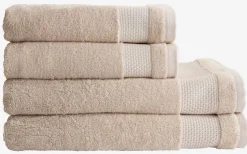 NORAGoldServiette de toilette NORA 50x100 sable