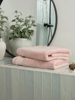 NORAGoldServiette de toilette NORA 50x100 rose poudré