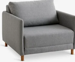 NORODDENFauteuil convertible NORODDEN gris clair
