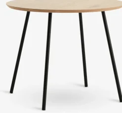 NYBOBout de canapé NYBO Ø55 coloris chêne chaud/noir