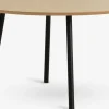 NYBOTable basse NYBO Ø70 coloris chêne chaud/noir