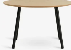 NYBOTable basse NYBO Ø70 coloris chêne chaud/noir
