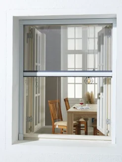 NYORDMoustiquaire enroulable NYORD 130x160 fenêtre blanc