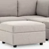 OKSBYCanapé modulable OKSBY 5pers. angle a/rangement tissu sable