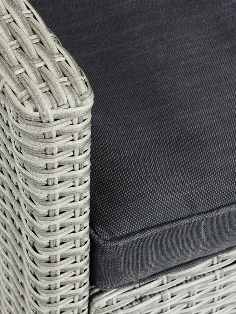 ONDRUPCanapé lounge avec méridiennee ONDRUP 3 personnes gris