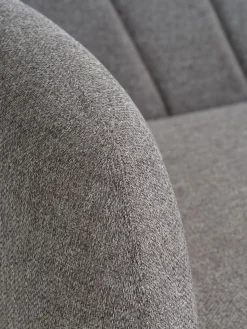 PARADISCanapé convertible PARADIS tissu gris clair/coloris chêne