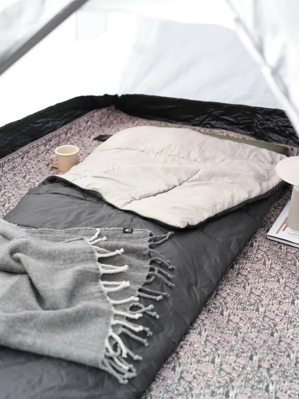 PASSVIKDALENSac de couchage PASSVIKDALEN l75xL190 gris