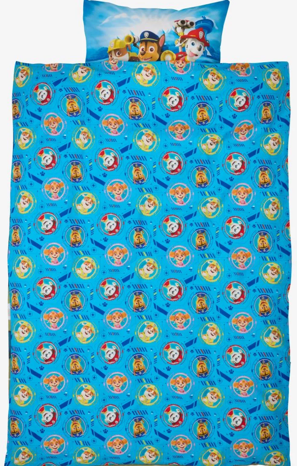 PAW PATROLParure de lit PAT' PATROUILLE 140x200 bleu