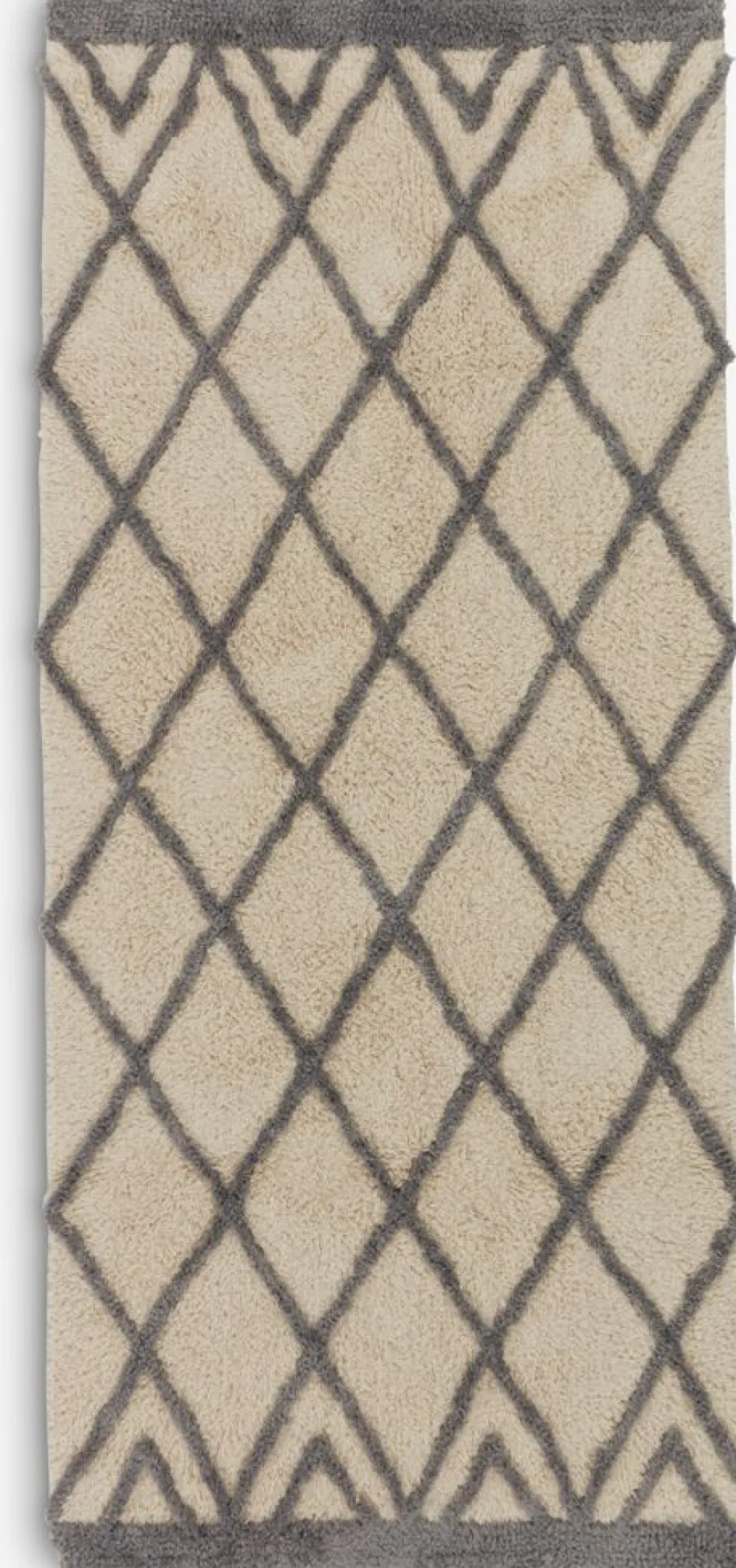 PENGEURTTapis PENGEURT 70x160 blanc cassé/gris
