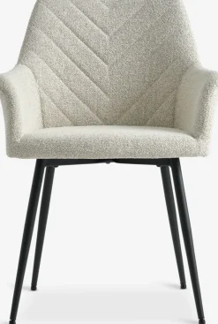 PURHUSChaise PURHUS blanc cassé/noir