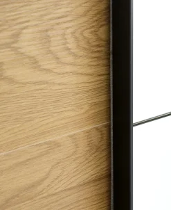 RABERGArmoire RABERG 150x200 a/miroir coloris chêne chaud
