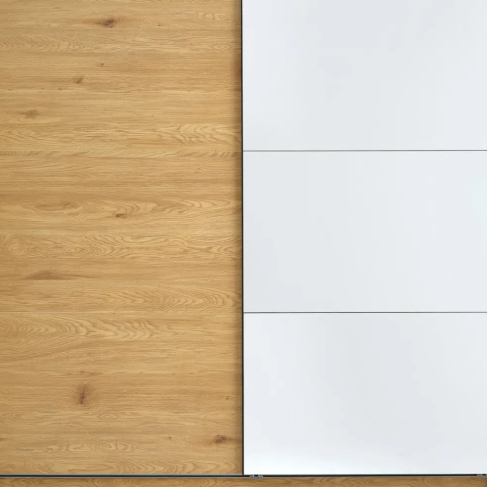 RABERGArmoire RABERG 200x200 a/miroir coloris chêne chaud