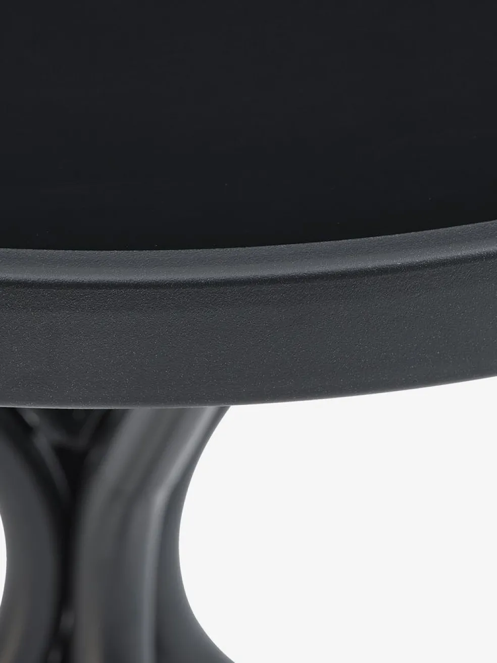 RADSTRUP + GRENAARADSTRUP Ø60 table noir + 2 GRENAA chaises gris