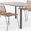 RAUMA + MIDDAGSBERGETRAUMA L140 table sable + 4 MIDDAGSBERGET chaises naturel