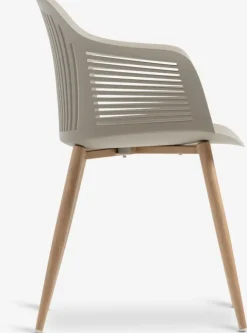 RAUMA + VANTORERAUMA L140 table + 4 VANTORE chaises sable foncé