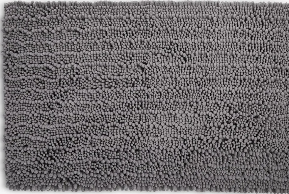 ROSVIKPlusTapis de bain ROSVIK 50x80cm chenille gris