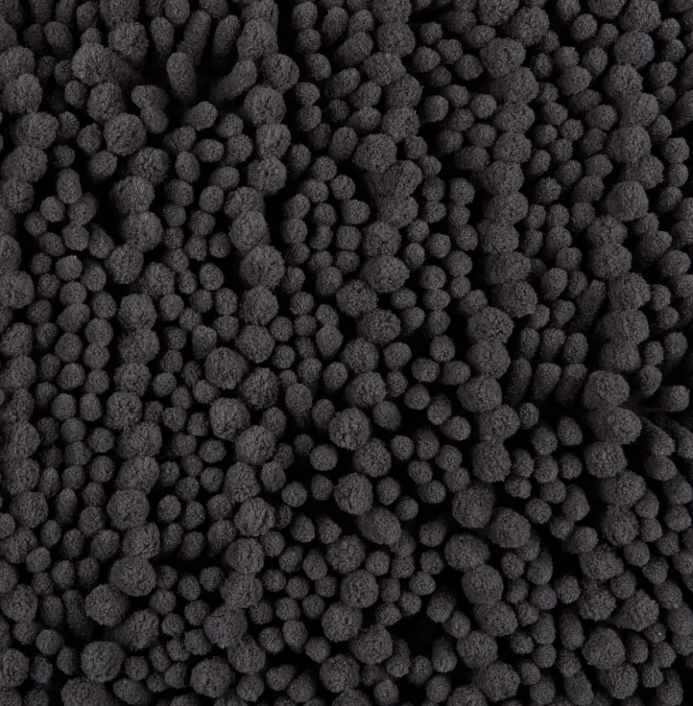 ROSVIKPlusTapis de bain ROSVIK 50x80cm chenille anthracite