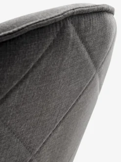SABROChaise SABRO tissu gris/noir