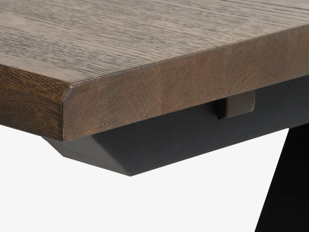 SANDBYTable SANDBY 100x160 chêne foncé
