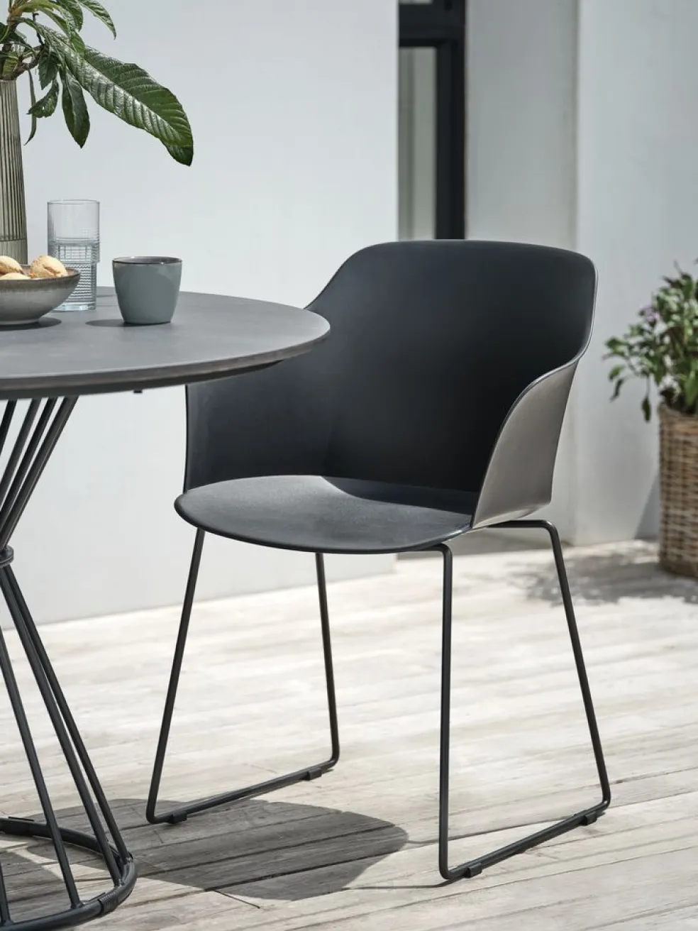 SANDVEDChaise de jardin SANDVED noir