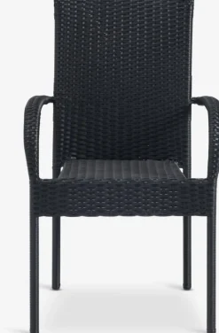 SANDVIKA + GUDHJEMSANDVIKA L65 table + 2 GUDHJEM chaises noir