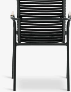 SANDVIKA + NABESANDVIKA L65 table + 2 NABE chaises noir