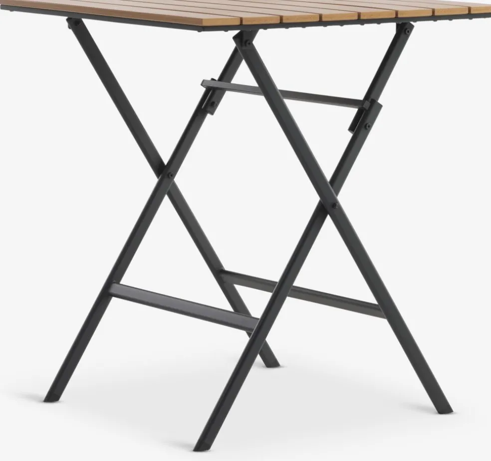 SANDVIKA + TAGMARKSANDVIKA L65 table naturel + 2 TAGMARK chaises noir
